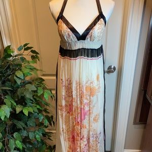 Silk floral dress